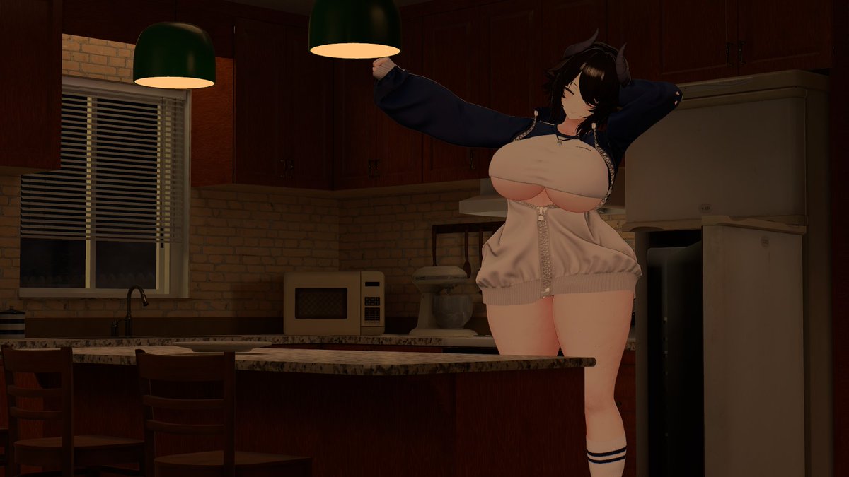 After biking all day.. Feels good to have a stretch~! Moo~
🚲🐮💚
#Milltina3D #VRChat