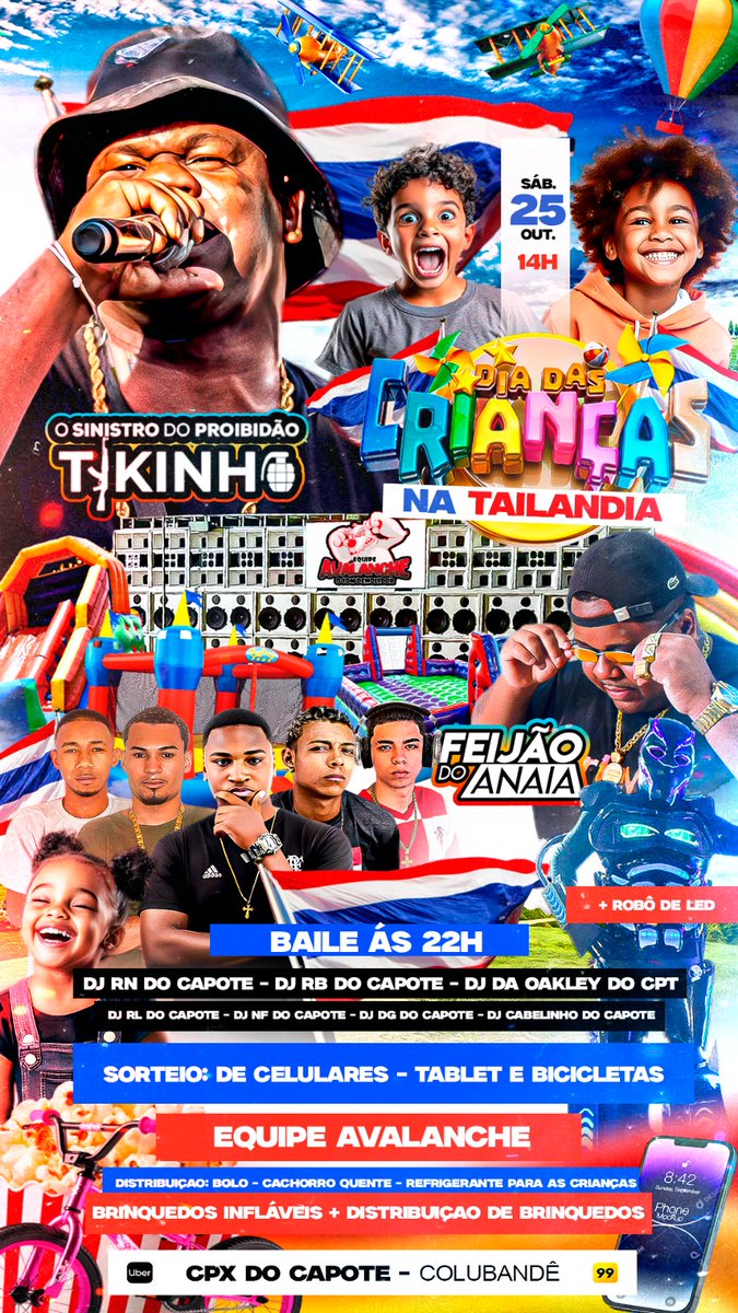 Só pra avisar que estamos de volta!!, tragam suas familias, sabadão é tudo com nos mesmo!! 🇹🇭🇹🇭🇹🇭🇹🇭🇹🇭🚀🚀🥳🥳🥳🥳