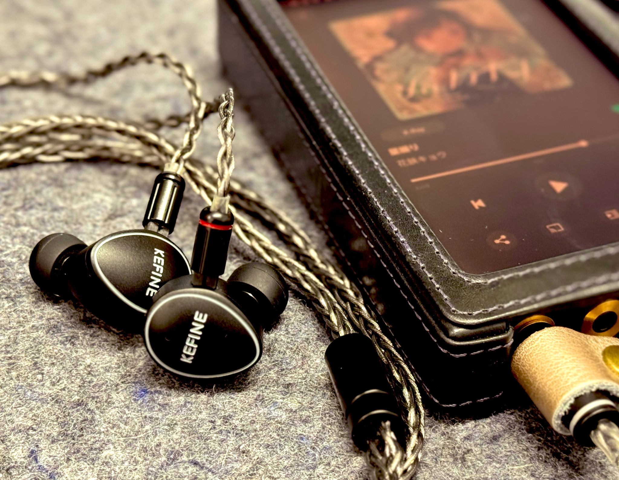 イヤホンリケーブル 村正 ノブナガラボ 特別価格16芯 金銀線撚り合わせ