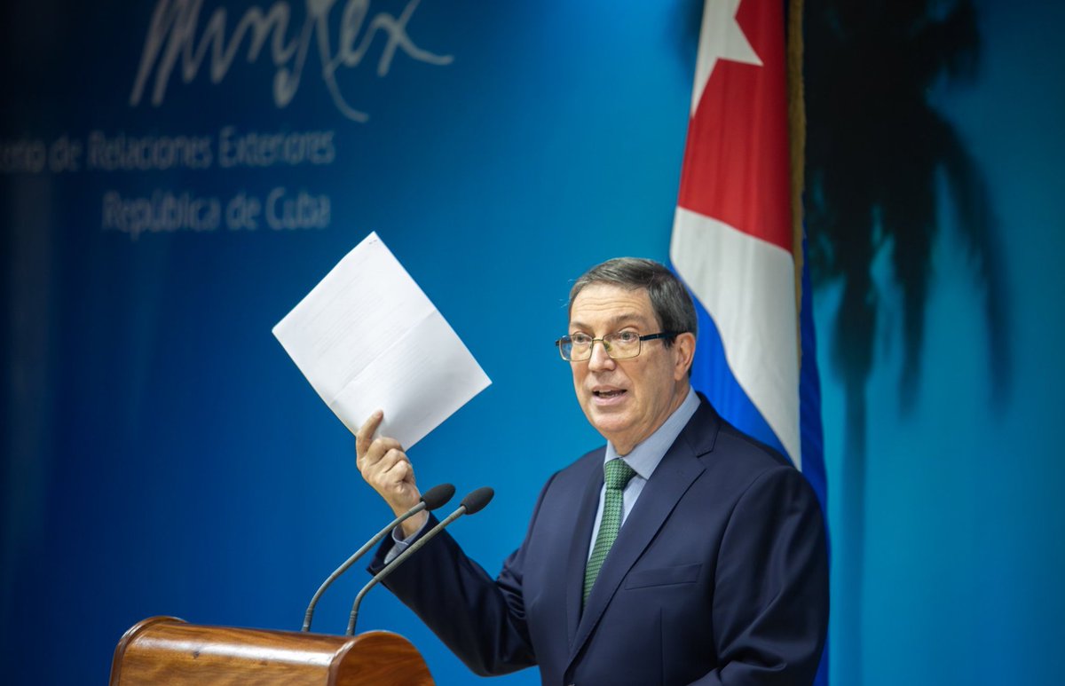 JuventudRebelde's tweet image. #Cuba 🇨🇺 Denuncia #Cuba extremas presiones de #EEUU para evitar condena al #bloqueo
📌Canciller @BrunoRguezP  muestra pruebas de ese chantaje y amenazas a terceros países, principalmente de #Europa y #AméricaLatina

Los detalles ⬇️
juventudrebelde.cu/cuba/2025-10-2…