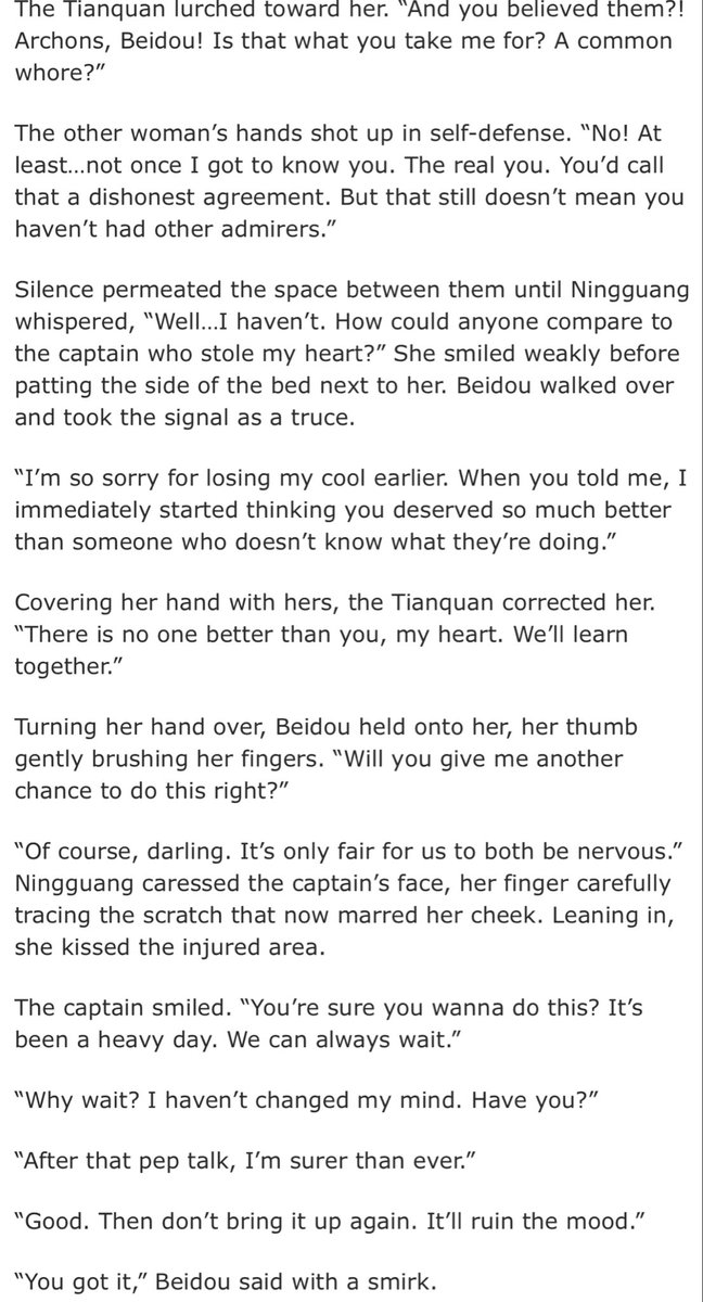 Our favorite week of the year is finally here!! Day 1 is first time…how will Beidou fix her nervous mistake? Read to find out 👀 

archiveofourown.org/works/72731716…

#bgnsfw25 <a href="/bgweeknsfw/">🔞 Beiguang Week</a>