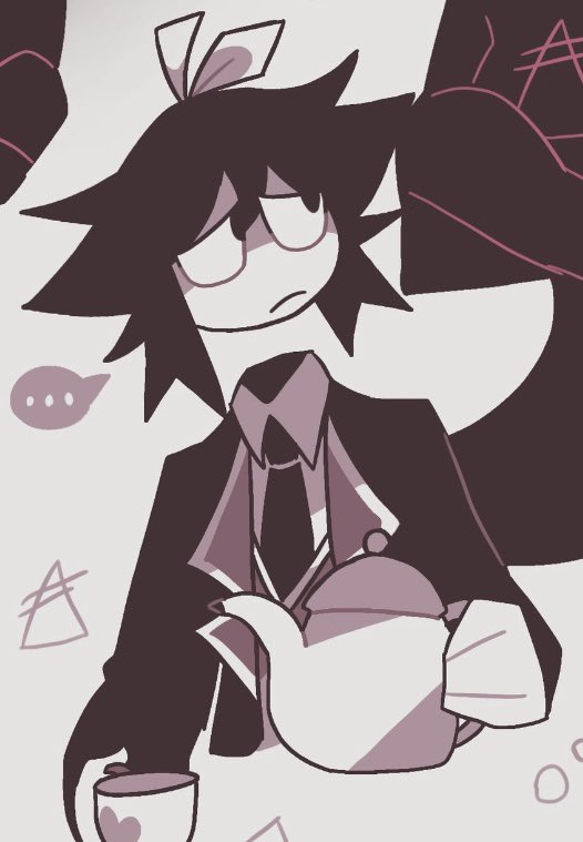 violet9704's tweet image. "Can we go um. . . Maybe. . . Hunting.ᐣ y'know for a change. . ."