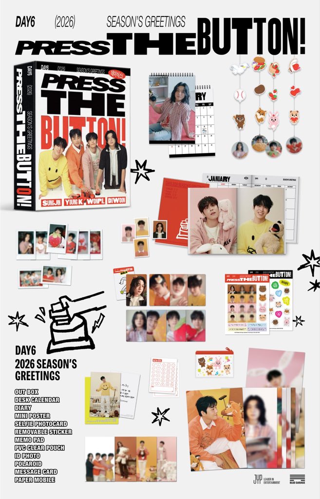 mujigaebykr2's tweet image. OPEN SHARING SEASON’S GREETINGS 2026 DAY6 - PRESS THE BUTTON
✅ Emstax
✅ Go Line
❌ Pack + adm 🍊
📍 Jakarta