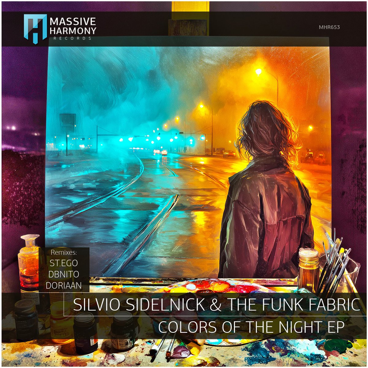 Out now! Get ready to immerse yourself in the mesmerizing sounds of Silvio Sidelnick &amp; The Funk Fabric latest release, 'Colors of the Night'! Listen &amp; download here: go.protonrad.io/rl3sInPSQ5SaY

#Progressivehouse #organichouse #Spotify #music #musica #night #Colors #ai #art #OutNow
