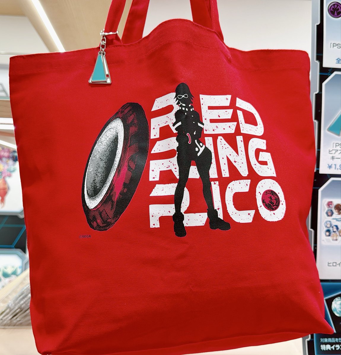 A tote bag of Red Ring Rico from Phantasy Star Online might be the most unexpected piece of gaming merch I’ve seen this year