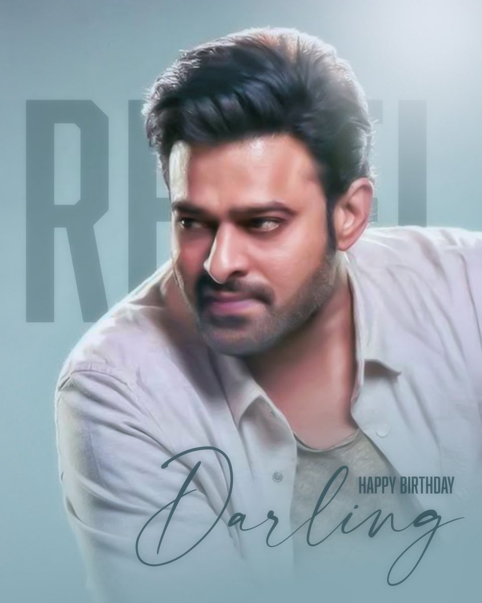 HeroManoj1's tweet photo. Happy Birthday to one of the sweetest souls I know! ✨

Wishing everyone’s darling #Prabhas Babai the very best in everything you desire today and always. ❤️❤️

You continue to own hearts with your love, kindness and silent generosity.
Stay blessed forever, Rebel Star. 💫❤️🙏🏻

#HappyBirthdayPrabhas