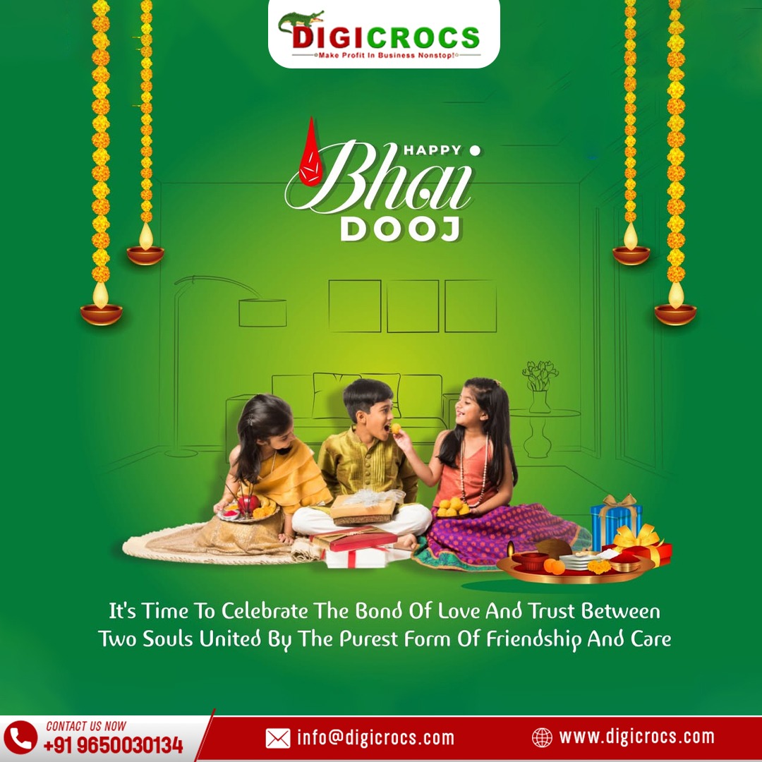 digicrocs's tweet image. Wishing everyone a delightful Bhai Dooj! May this festival bring love, smiles, and endless blessings to all brothers and sisters celebrating this beautiful bond.

#HappyBhaiDooj #BhaiDooj2025 #SiblingLove #BrotherSisterBond #FestivalOfLove #FamilyFirst #FestivalJoy