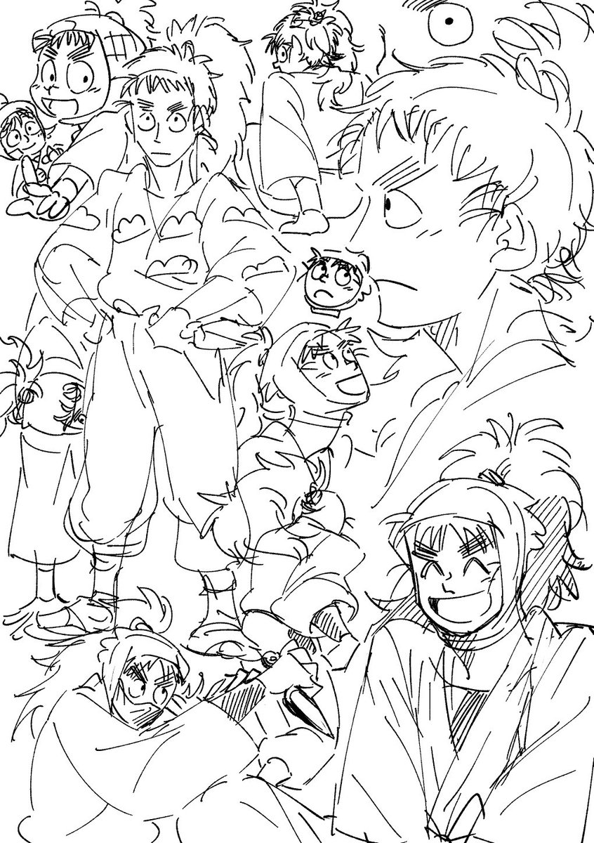 こっちにも上げちゃお
早く描く練習