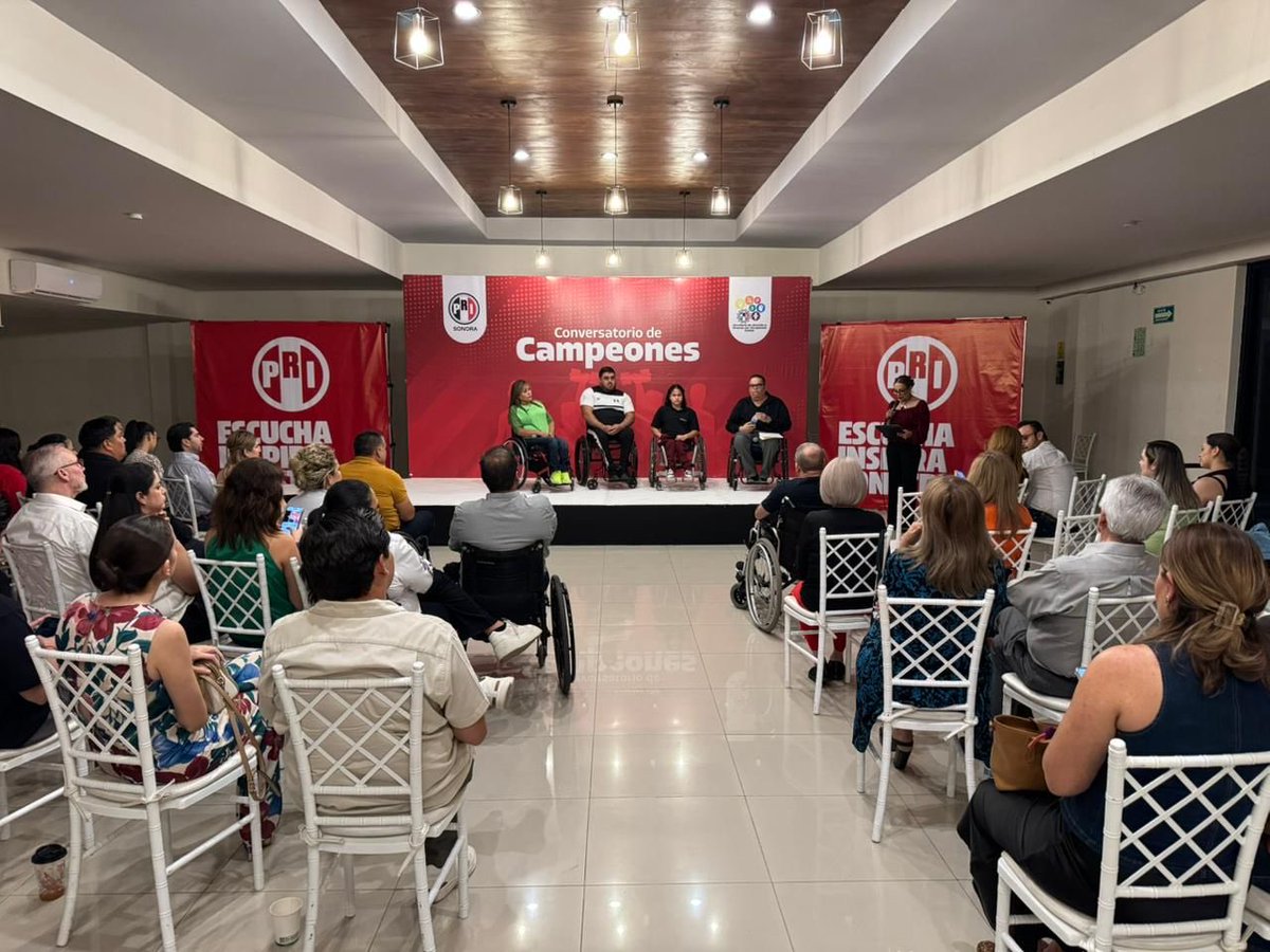 Hoy en el PRI tuvimos una reunión inspiradora. Otro recordatorio de que cuando se quiere, se puede y se logra. ¡Gracias campeones! Ustedes son un ejemplo de fortaleza. #PRISonora
