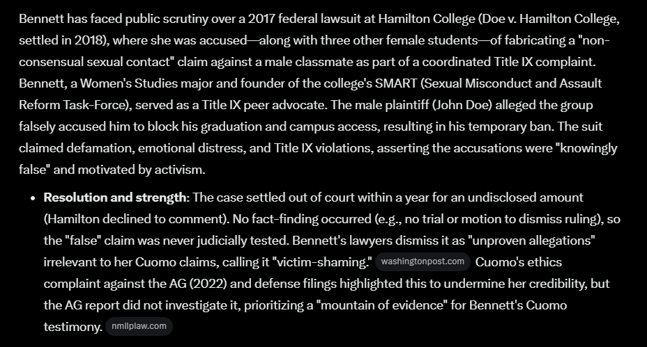 DaBullStandard's tweet photo. @Ali4omNY @ZohranKMamdani Do you automatically Believe Women who have made prior false allegations their college settled? https://t.co/kOB0LXyIu2