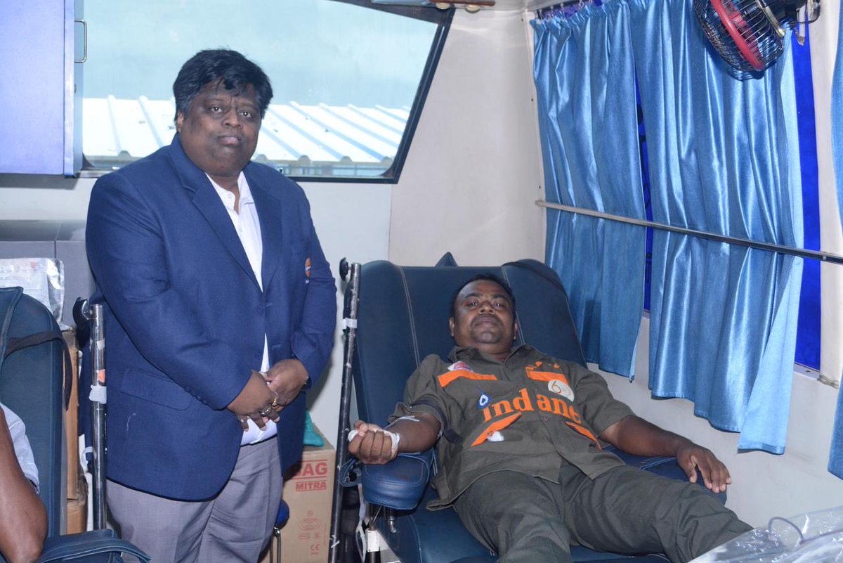 wb_IndianOil's tweet photo. From energy to empathy β Indaneβs 60-year journey is about people first!
On the eve of #IndaneDay, M/s Seba Fuel hosted a blood donation camp along with LPG safety clinic & community celebrations.
@IndianOilcl https://t.co/CGfmsDhVmv