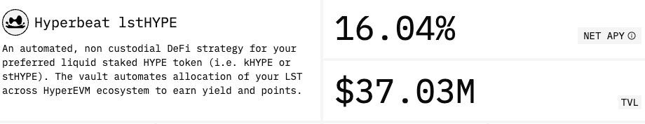 navigator_web3's tweet image. this valut looks good. put my HYPE LST into it and start to farm.