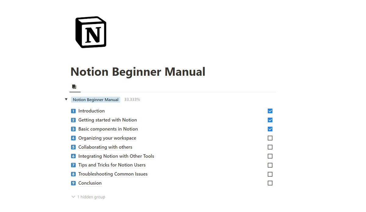 setu_ai_expert's tweet image. 90% find Notion too complicated.
That's why I wrote Notion Beginner Manual.
10-page step-by-step guide to make you an expert.
Like + Reply "MANUAL" and I'll DM it to you for FREE.
