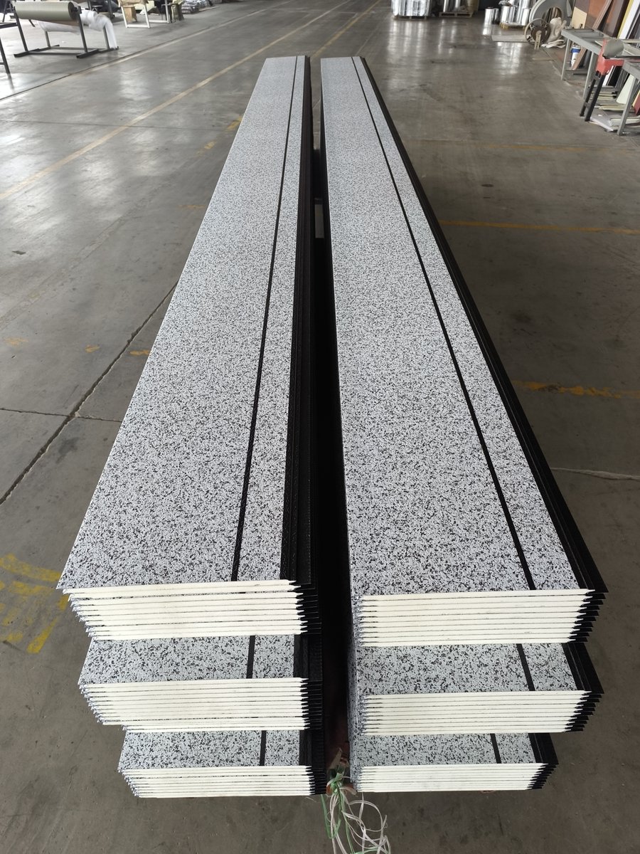 kaweiying's tweet image. New product: Mottled stone grids elastic coating flat pattern PU metal siding panel for external wall. 1.38.3cm width/ 3.8m length WhatsApp:+86-13105446850 Email:kaweiying@gmail.com  #sandwichwallpanel #metalsidingpanel #pusandwichpanel #lightsteelvilla #prefabhouse
