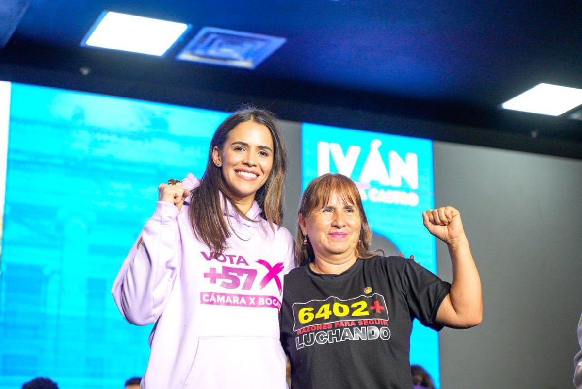 Omar Vásquez (@soyomarvasquez) on Twitter photo Mis votos de este domingo: <a href="/MAFAPOCOLOMBIA/">Madres Falsos Positivos de Colombia</a> 76 en la lista al senado
Y <a href="/MafeCarrascal/">Mafe Carrascal Rojas #57</a> 57 en la lista de la cámara por Bogotá.
Las amo. ❤️ Mis votos de este domingo: <a href="/MAFAPOCOLOMBIA/">Madres Falsos Positivos de Colombia</a> 76 en la lista al senado
Y <a href="/MafeCarrascal/">Mafe Carrascal Rojas #57</a> 57 en la lista de la cámara por Bogotá.
Las amo. ❤️