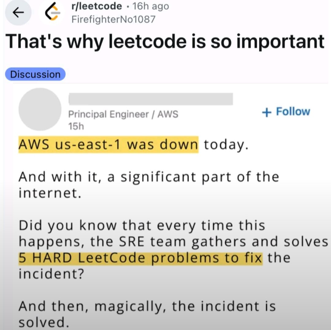 uditj0129's tweet image. Disclaimer: No leetcoders were hurt while making this post