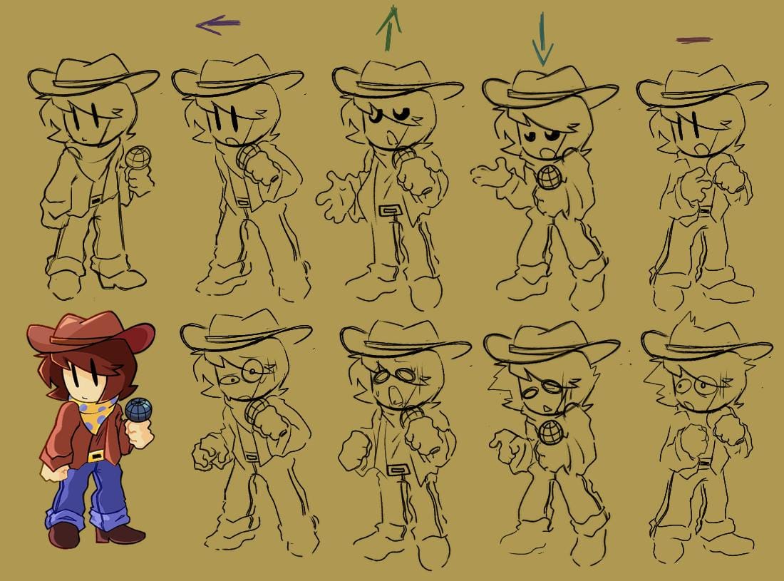 FNFxUTYellow's tweet photo. Clover Old Sprites/Concept
By: @M4shito1234 
#fnf #Undertale #UndertaleAU #fridaynightfunkin #UndertaleYellow

@FNFnewsespanis @FNFNewsAnnounc1 https://t.co/Pn56bKNzP6