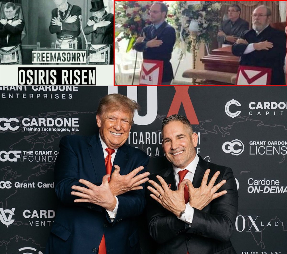 Osiris Risen. Every single one of them serve the same master. Freemasons