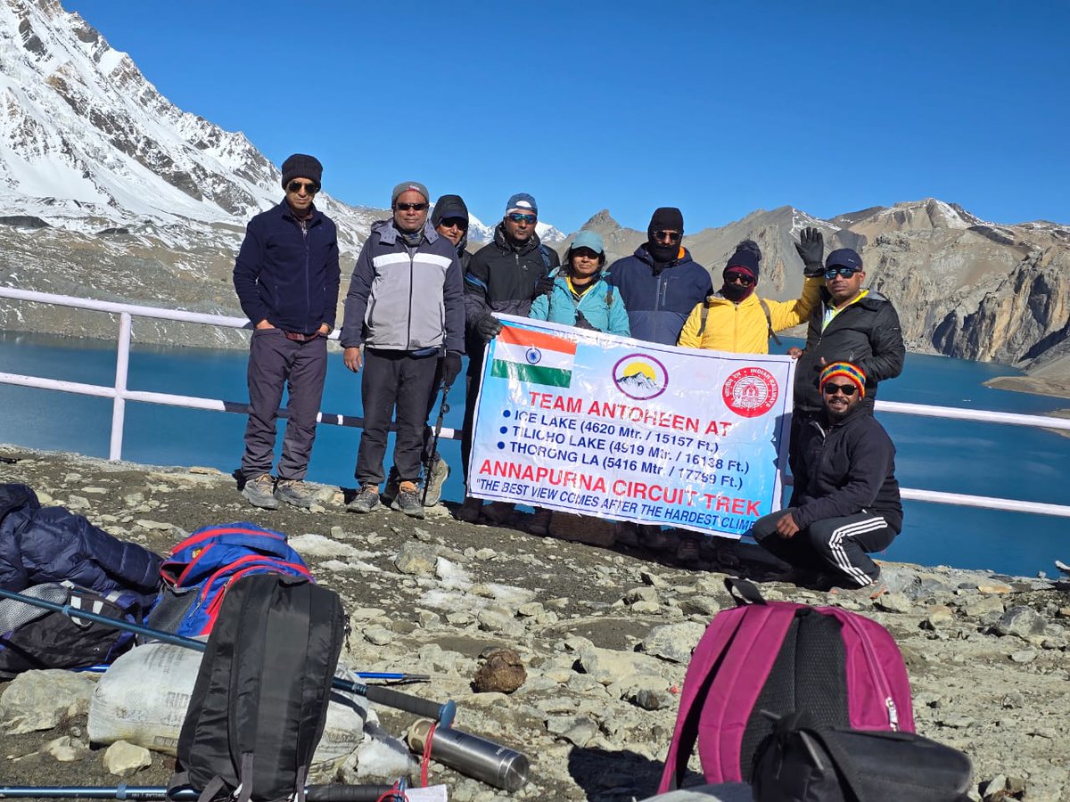 Successfully completed <a href="/CircuitTre39868/">Annapurna Circuit Trek</a>
@antohin
<a href="/Train_Manager/">TrainManager</a>
@locopilot 
<a href="/stationmaster/">stationmaster</a>
@throng_la_pass 5416meters 
Thanks to the administration of @sealdah_division
<a href="/Railway_Family/">Railway Family</a>