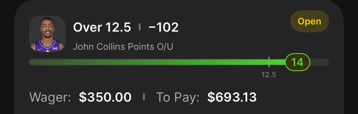 I take that back… BANGGGGG✅✅✅

What a cash man, 5 in a row!!

Potd: 9-8

#potd