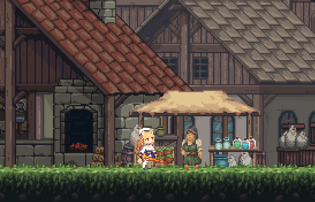 村を作ってます🐟❗️✨