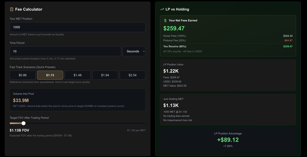gm365's tweet image. 🩵  准备迎接今晚上线的 $MET 

1、开盘时间：今晚 9 点（北京时间）

2、$MET 官方 CA 地址：METvsvVRapdj9cFLzq4Tr43xK4tAjQfwX76z3n6mWQL

3、官方 Claim 页面： app.meteora.ag/dammv2/8X5yDbo…

4、 DAMM V2 LP VS HOLD 收益损失模拟页面（数据仅供参考）： dammits.fun

5、开盘后策略：…