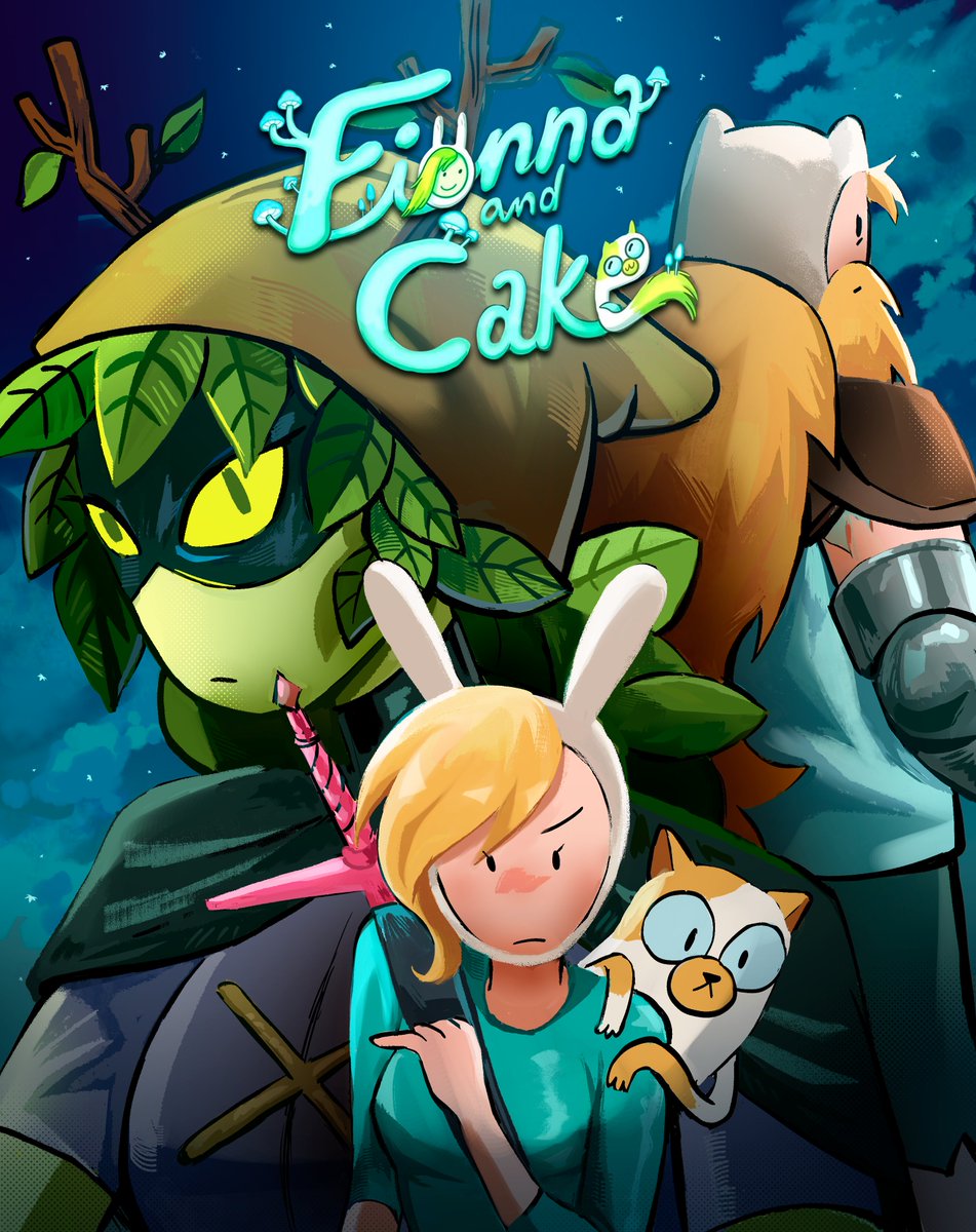 Just a few hours before the start of the new season, LET'S FUCKING GOOOOO #fionnaandcake #adventuretime