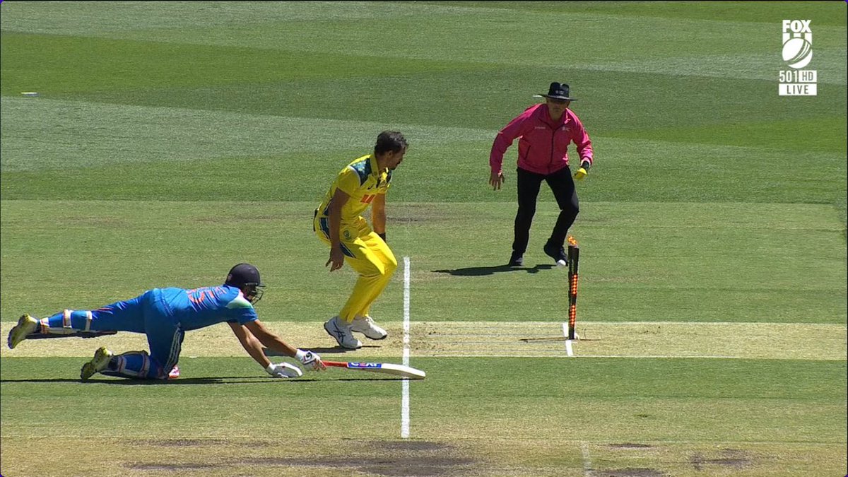 Rohit Sharma GOAT survives by inches