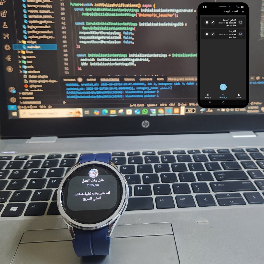 Inch_Coding's tweet image. فكرة #مشروع_تخرج
ودّع التراكم واستقبل التركيز مع تطبيق "إنجاز"
رفيقك الذكي لتحقيق التوازن بين حياتك اليومية وطموحاتك الكبرى.
جدولة ذكية، نتائج مؤكدة:
لن تنسى هدفاً بعد اليوم
نظام الإشعارات والتذكيرات يضمن وصول تنبيهك في اللحظة المحددة، ليصبح التنفيذ جزءاً من روتينك اليومي