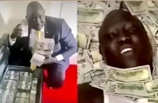 INSOLITE :

Ce millionnaire du Sud-Soudan 

Quand le gouvernement de son pays a ouvert une enquête sur sa fortune, il s'est enfui au Canada et a refusé de coopérer à l'enquête. Il a dit : « Pourquoi n'avez-vous pas enquêté sur les raisons de ma pauvreté quand j'étais pauvre ?