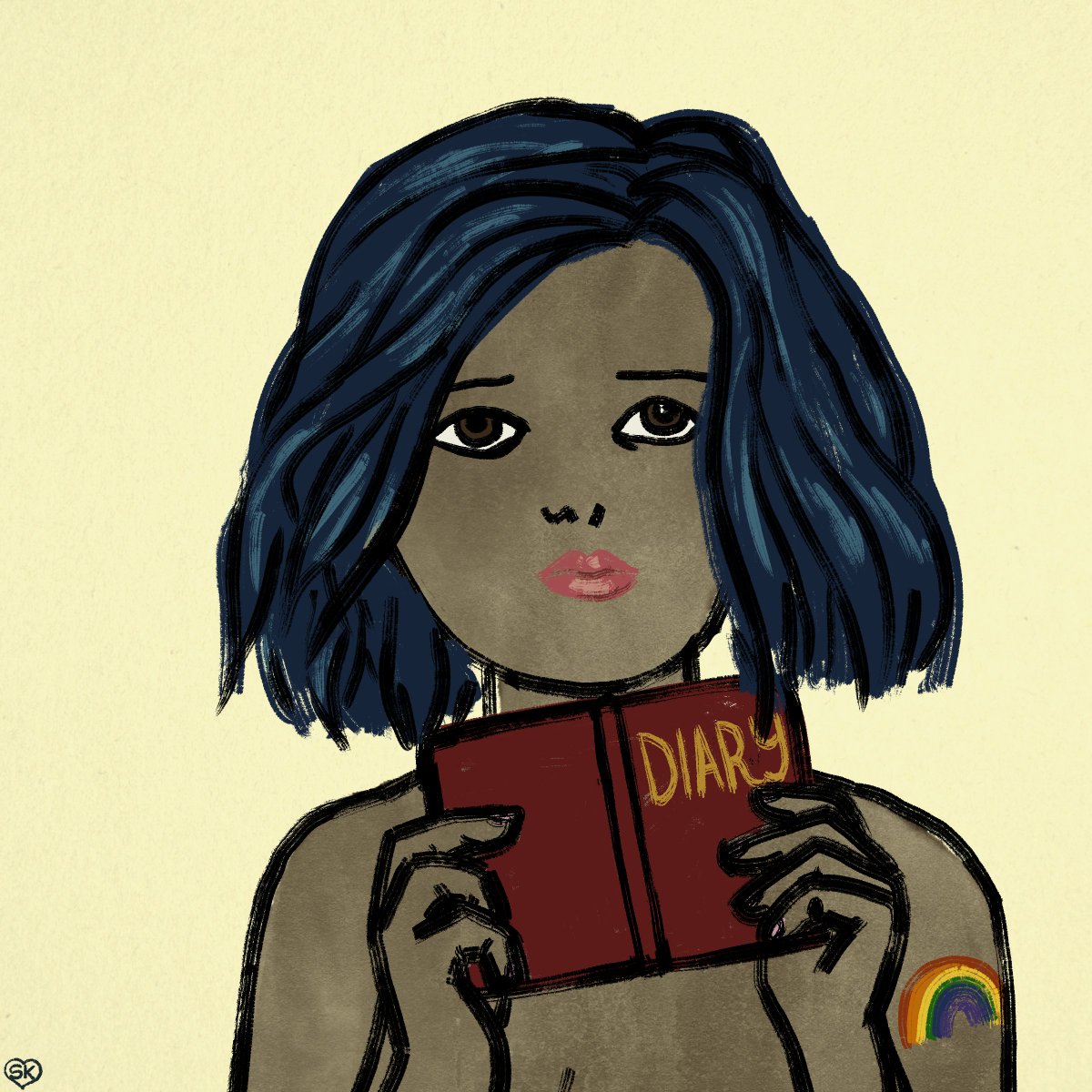 0xdeaton's tweet photo. My @Crushes_Art opens her diary as if unveiling a canvas raw, honest, and beautifully unguarded. https://t.co/dhdphIX8sW