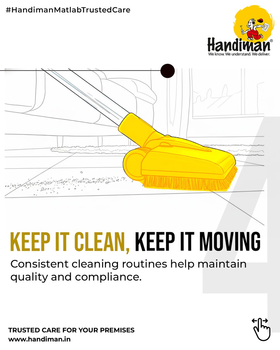 From preventive maintenance to clean workspaces, small actions can lead to big improvements on the production floor.
Check out these tips to keep your operations running like clockwork.

#Manufacturing #FacilityManagement #QuickTips #Operations #Handiman #Facility