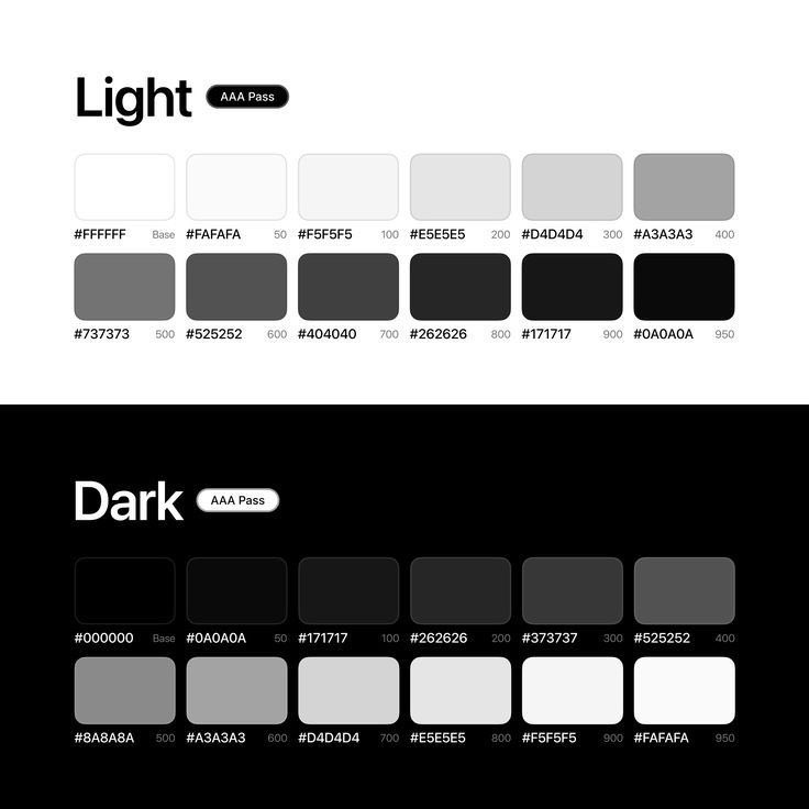 UiSavior's tweet image. Embracing contrast with this Light &amp; Dark color palette! 🌗
