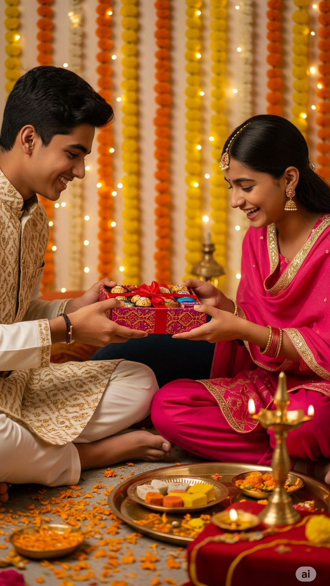 न सोने की, न चांदी की है डोर,
भाई-बहन का रिश्ता है सबसे अनमोल।
हर भाई को मिले बहन का प्यार,
यही है भाई दूज का त्यौहार।

#भाई_दूज की हार्दिक शुभकामनाएं 
Happy #BhaiDooj