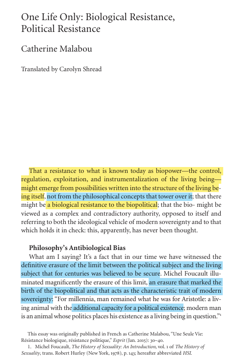 _itenoir's tweet photo. insane statement from a supposedly archaeologist lmao. even without a feminist lens, arguing that biology is inherently fix is just wrong. even Catherine Malabou argue that biology couldn't be subsume into the symbolic is precisely because biology is inherently open https://t.co/Ac8ehvj6Ea