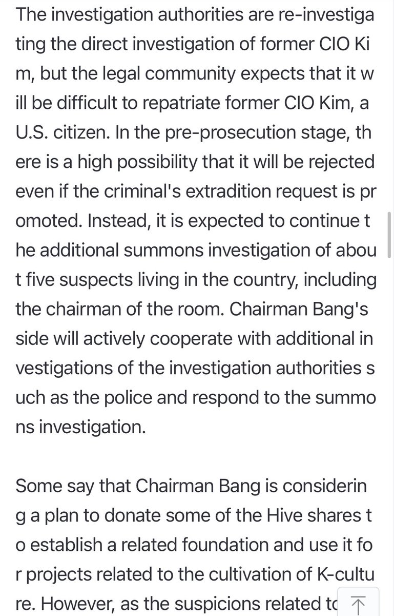 webelieveinbots's tweet image. BANG SIHYUK’S ALLEGED RIGHT HAND FOR THE FRAUD HAS DISSAPEARED 
ADDITIONAL INVESTIGATIONS TO BSH MAY BE COMING
HYBE’s former CIO left Korea in June immediately after the building was searched by authorities, since then it has been impossible to locate him,  and he’s not…