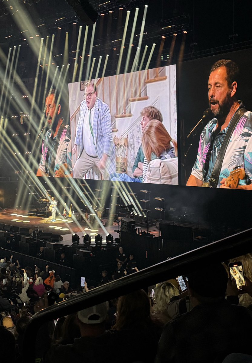 We had an awesome night with Spade, Schneider, Swardson, Sarah Sherman, and the SAND MAN! A full arena that felt like you were messing around with your friends at a bar. Not a dry eye in the house during the Chris Farley Tribute.