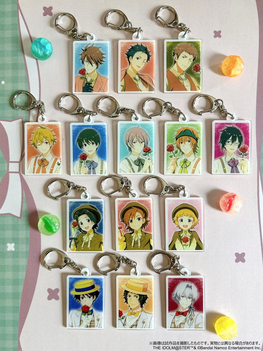 【グッズ紹介】
アイドルマスター SideMコラボイベント 
🌹レトローズパーティ🌹
┈┈┈┈┈┈┈┈┈┈┈┈
カラフルキャンディ
《1,540円(税込)》

アクリルキーホルダー（全14種）ランダム1個付き🍬

▼詳細
atfes.com/contents/retro…

#SideMレトパ #SideM #西武園ゆうえんち #アトフェス