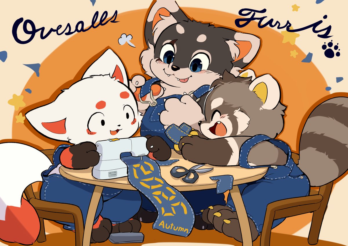 僕の大好きな絵師さんが先週末の制作オフの様子を描いてくれた…ラブ！

🖼️🖋️(<a href="/KemonoIsYome/">-</a> )
🦊(<a href="/nanon_1st/">Nanon→Infurnity</a> )
🐶(<a href="/avacuncun/">あばちゃま🔜Infurnity</a> )
🦝(<a href="/denwafox1/">すかし　🔜 Infurnity / Kemocon</a> )