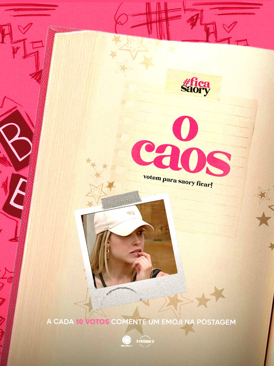 saorycardoso's tweet image. 🚂 MUTIRÃO O CAOS INICIADO 🚂

🎯 A CADA 10 VOTOS COMENTE UM EMOJI NESSE TWEET!

⏰ Encerramento às 09h!

👱🏻‍♀️ O VOTO É PRA FICAR, VOTEM APENAS NA SAORY!

📲 Link para votar: record.r7.com/a-fazenda/a-fa…

#FicaSaory #AFazenda17