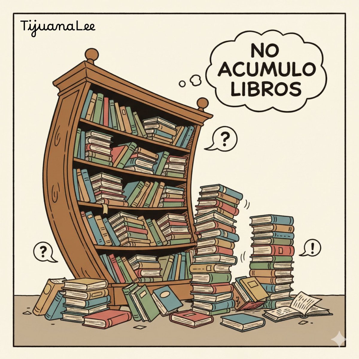 Uno no acumula libros. Llegan cuando tienen que llegar. Algunos esperan su momento, otros te atrapan sin aviso. 

No es tener muchos, es tener los que te acompañan.