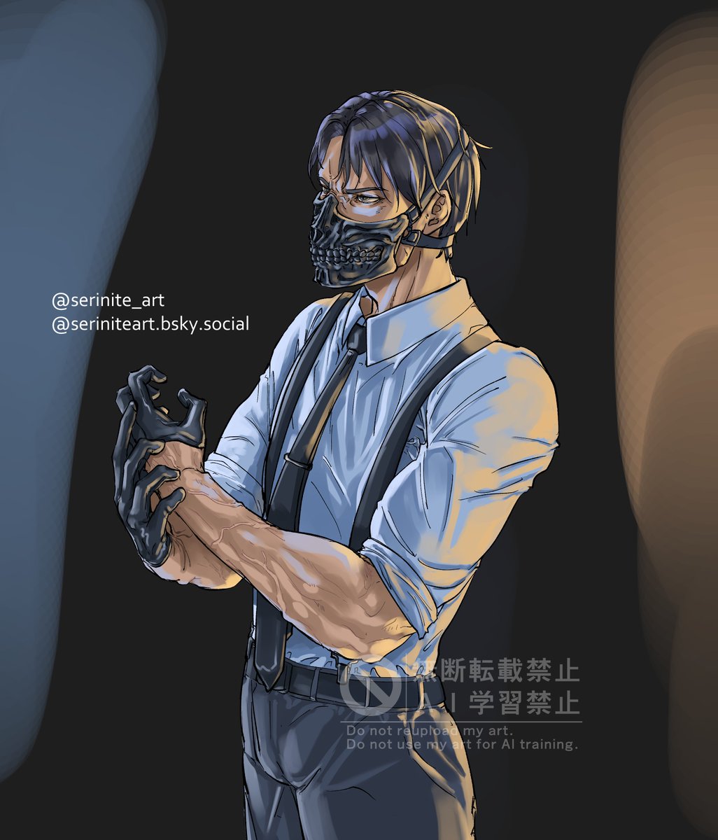 serinite_art's tweet image. #fanart of @JPparkGuardian , his works has been great inspiration for me. Thank you for kindly letting me draw you!
#イラスト #お絵描き #ファンアート #art #illustration