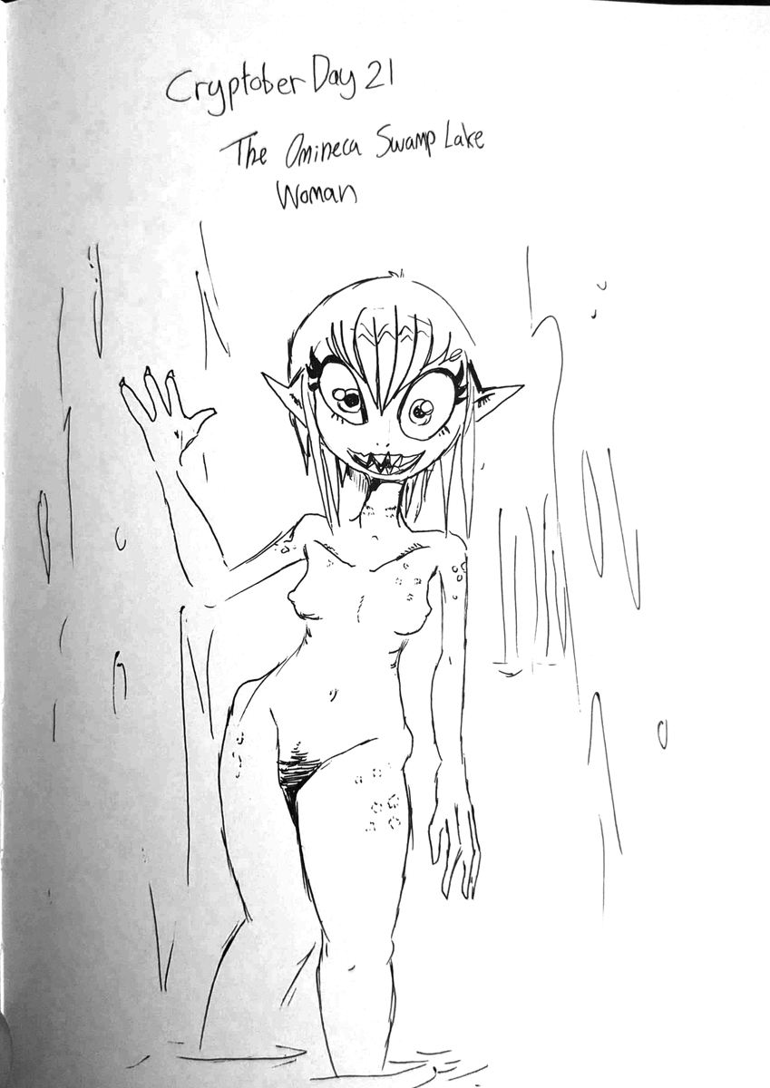 Cryptober Day 21: The Omineca Swamp Lake Woman

Don't bother googling this one. Its a true home grown local legend. It amounts to pretty much there's a freaky tall woman living in Swamp Lake