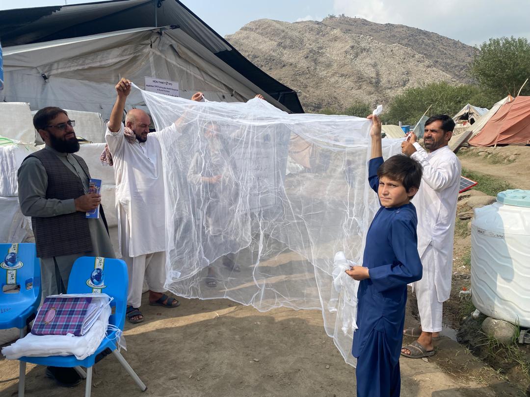 UNDPaf's tweet image. With the support of partners, UNDP successfully distributed Insecticide-Treated Nets to all earthquake-affected IDP camps, helping families sleep safely and prevent malaria and other vector borne disease. 
#malaria #UNDP