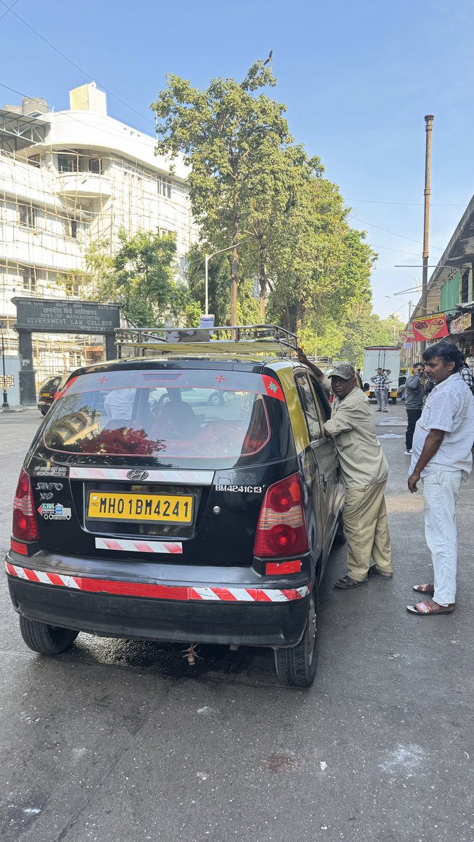 📅 23 Oct 2025 | 09:32 AM

🚕 Cab driver MH01BM4241 at Churchgate Station refused to go to Nariman Point, saying he’ll only go if I pay ₹70 fixed fare, not as per the meter.

<a href="/MTPHereToHelp/">Mumbai Traffic Police</a> Kindly take action.

#MumbaiTrafficPolice <a href="/MTPHereToHelp/">Mumbai Traffic Police</a> <a href="/MumbaiPolice/">मुंबई पोलीस - Mumbai Police</a>