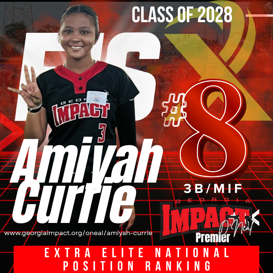 armoreliteoneal's tweet photo. 🔥 Congratulations to @CurrieBaller2 #8 Ranked Infielder in the country! 🔥We can’t wait to see her rep the Impact jersey for the first time in just 9 days — and make her mark right away. Let the debut countdown begin! ⏳
#Top2028 #InfieldBoss #CountdownToImpact #NationalRanking https://t.co/MDXJd3v4QE
