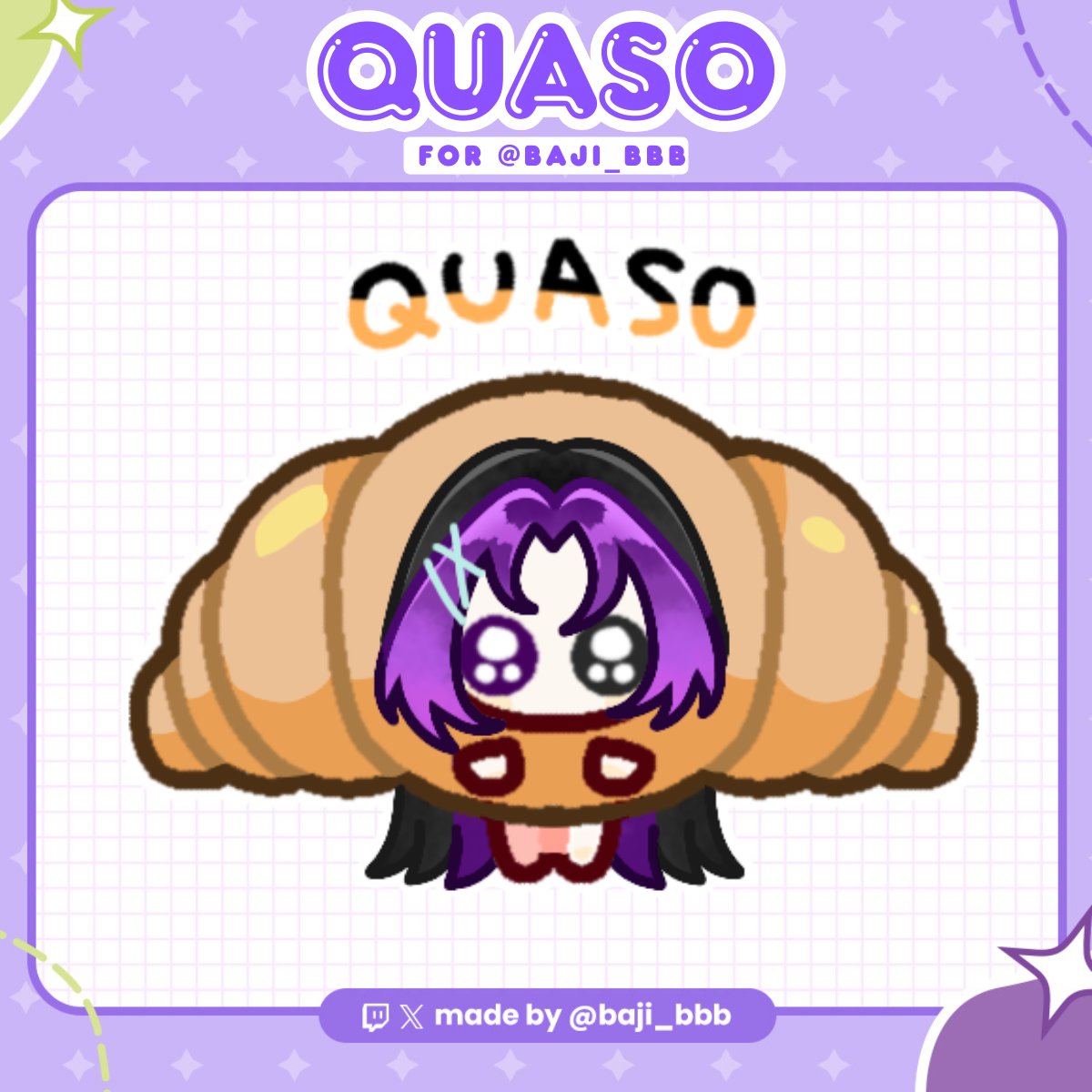 A Quaso for me :D

Quaso is now in VGen for $3!  (100php)
⤷ vgen.co/Baji_bbb 

Dm/request
♡ and ↻ appreciated    

#VGenComm #VTubers #VTuberassets #pngtubers