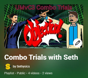 Sethysics's tweet photo. Last week, I started a new series on my YouTube channel called "Combo Trials with Seth". You can check out the videos on this series on my YouTube page. The link to my page is on my Linktree on my bio. #YouTube #fightinggames #combotrials https://t.co/3GNf03L5Tn