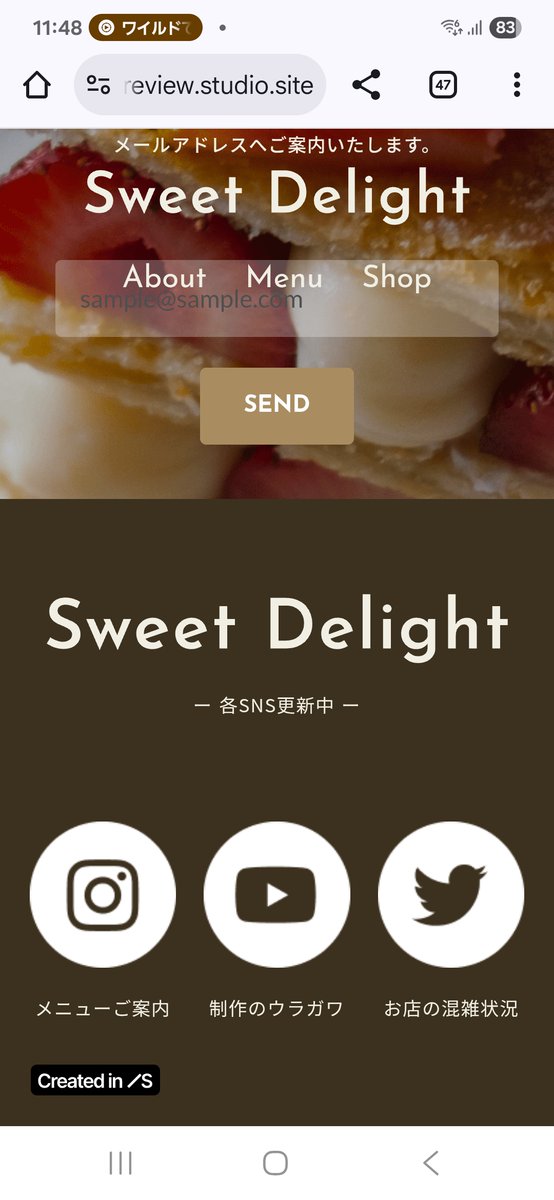 HIsa_ura_design's tweet image. 本日
ライトニング事前課Studioで作成５回目
やっと！やっと！動画を見ず、見本見て、
自分で考えて、修正して完成できた！

実際、スマホで見るとはみ出ていたのも
自力で調整できた。

ちょっとだけ感涙😭
かなり行き詰まっていて、凹んでた。
諦めなければいいんだ。嬉しい！

＃Webデザイン勉強中