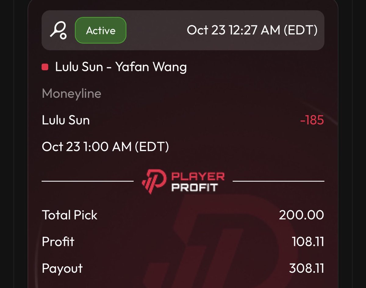 Player profit play!

scoresandodds.com/all/parlay?qui…